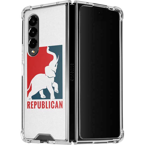 Republican Galaxy Z Fold4 5G Clear Case