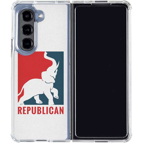 Republican Galaxy Z Fold5 5G Clear Case