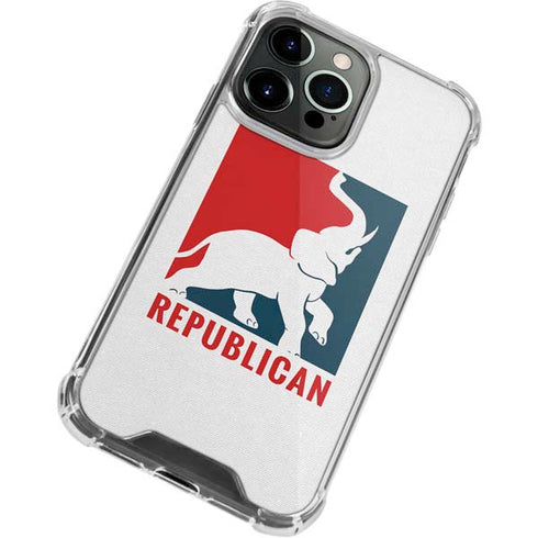 Republican iPhone 15 Pro Max Clear Case