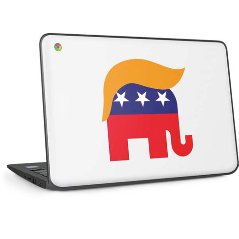 Republican Trump Hair HP Chromebook Skin