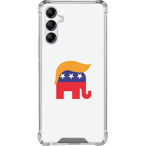 Republican Trump Hair Galaxy A14 5G Clear Case