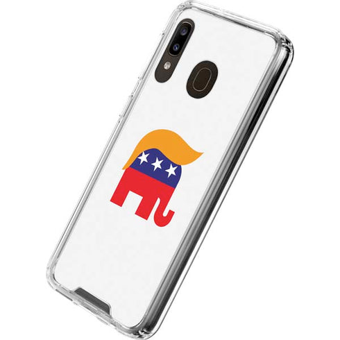 Republican Trump Hair Galaxy A30 Clear Case