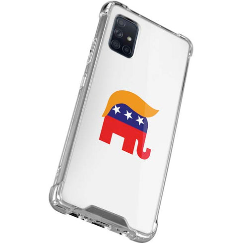 Republican Trump Hair Galaxy A71 5G Clear Case