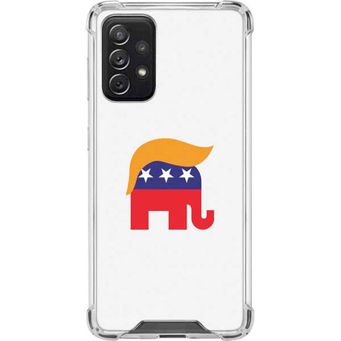Republican Trump Hair Galaxy A72 5G Clear Case