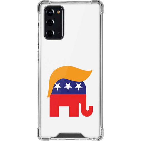 Republican Trump Hair Galaxy Note20 5G Clear Case