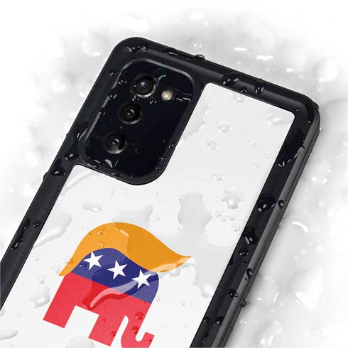 Republican Trump Hair Galaxy Note20 5G Waterproof Case