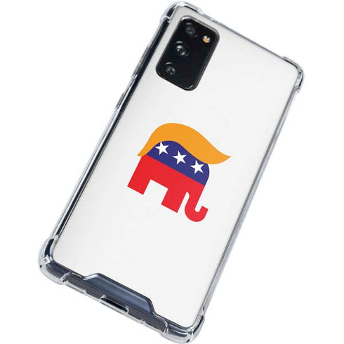 Republican Trump Hair Galaxy S20 FE Clear Case