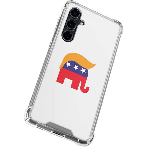 Republican Trump Hair Galaxy S23 FE Clear Case