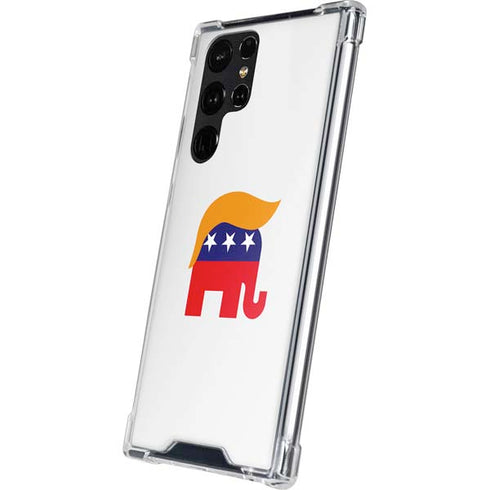 Republican Trump Hair Galaxy S24 Ultra Clear Case