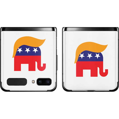 Republican Trump Hair Galaxy Z Flip Skin