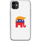 Republican Trump Hair iPhone 11 Clear Case