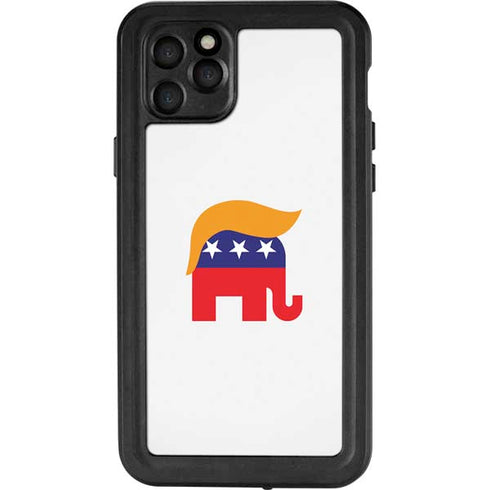 Republican Trump Hair iPhone 11 Pro Max Waterproof Case