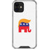 Republican Trump Hair iPhone 12 Mini Clear Case