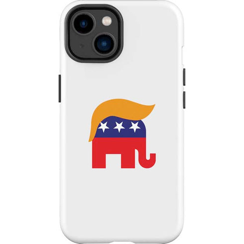 Republican Trump Hair iPhone 15 Plus Impact Case