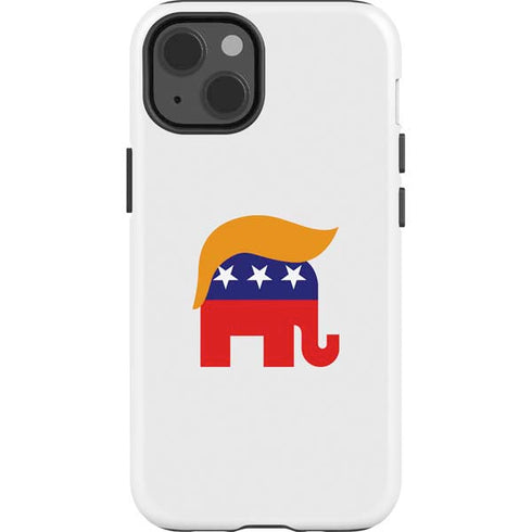 Republican Trump Hair iPhone 15 Impact Case