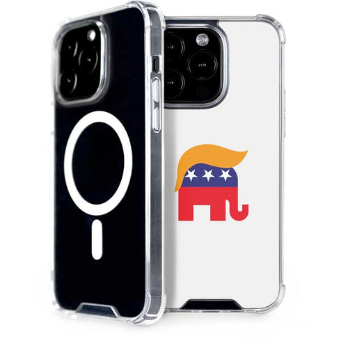 Republican Trump Hair iPhone 15 Pro MagSafe Case