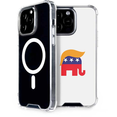 Republican Trump Hair iPhone 15 Pro Max MagSafe Case