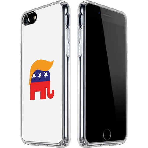 Republican Trump Hair iPhone SE (2nd & 3rd Gen) Clear Case