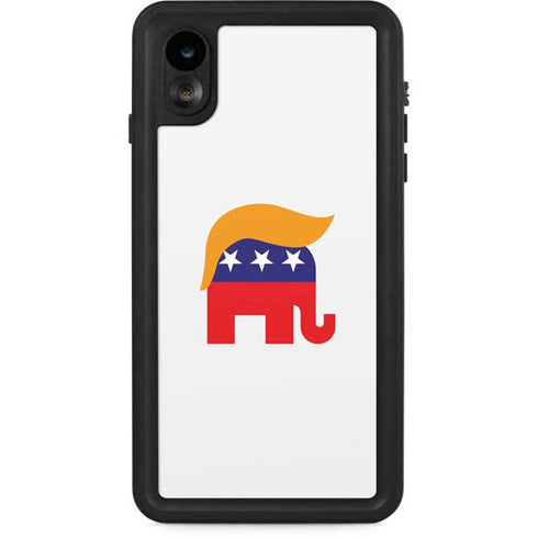 Republican Trump Hair iPhone XR Waterproof Case