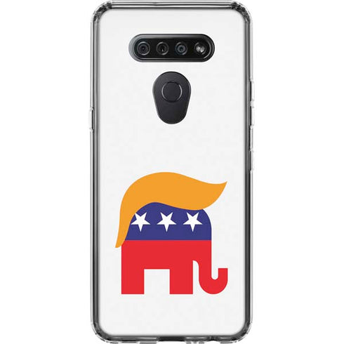 Republican Trump Hair LG K51/Q51 Clear Case