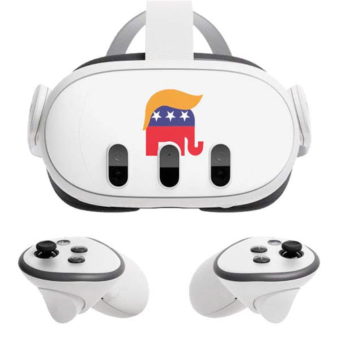 Republican Trump Hair Meta Quest 3 Skin