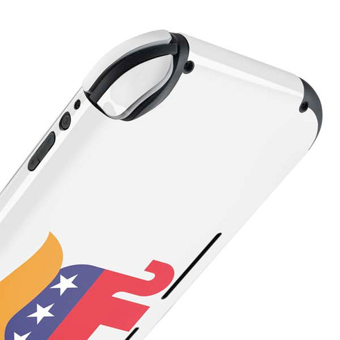 Republican Trump Hair Nintendo Switch Lite Skin
