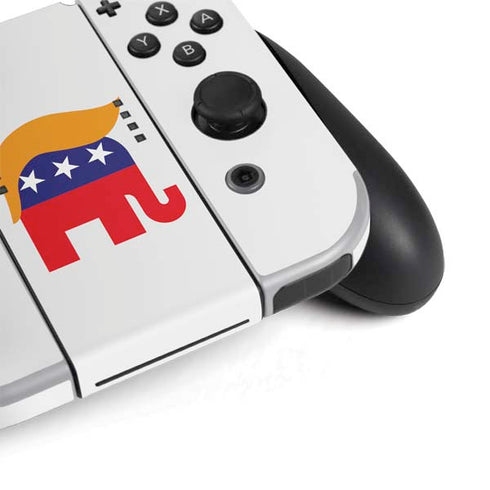 Republican Trump Hair Nintendo Switch OLED (2021) Skin