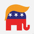 Republican Trump Hair PS4 Slim Skin