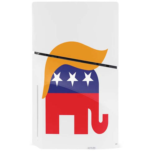 Republican Trump Hair PS5 Slim Disk Bundle Skin