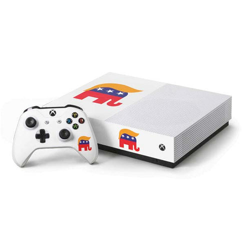 Republican Trump Hair Xbox One S All-Digital Edition Bundle Skin