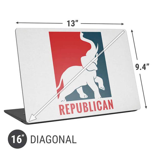 Republican Universal Laptop 16in (13 x 9.4in) Skin