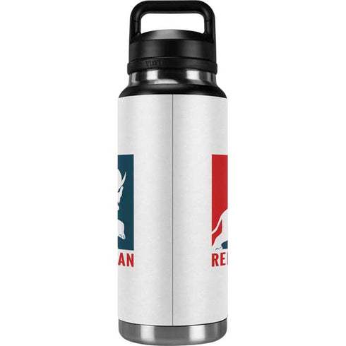 Republican YETI Rambler 36oz Bottle Skin