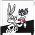 Looney Tunes Retro Bugs Bunny Corsair 4000D Tempered Glass Mid-Tower ATX Case Skin