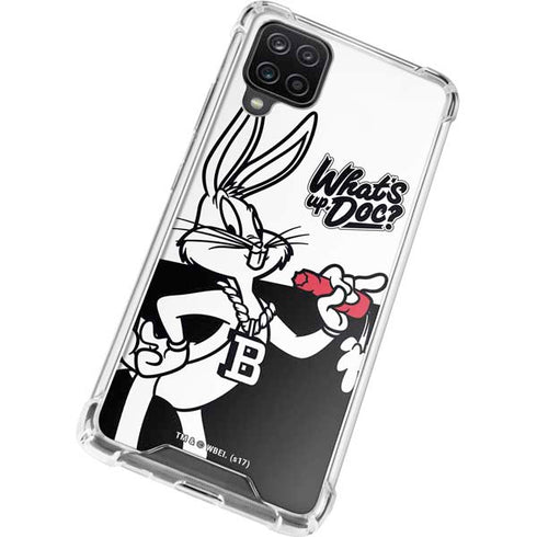 Looney Tunes Retro Bugs Bunny Galaxy A12 Clear Case
