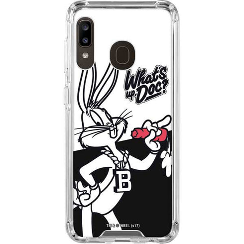 Looney Tunes Retro Bugs Bunny Galaxy A30 Clear Case