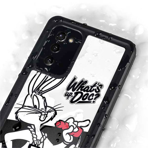 Looney Tunes Retro Bugs Bunny Galaxy Note20 5G Waterproof Case