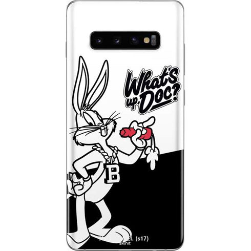 Looney Tunes Retro Bugs Bunny Galaxy S10 Plus Skin