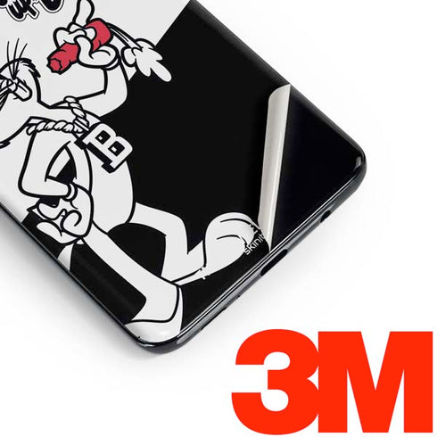 Looney Tunes Retro Bugs Bunny Galaxy S10 Skin