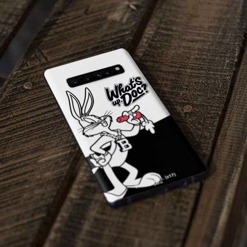 Looney Tunes Retro Bugs Bunny Galaxy S10 Skin