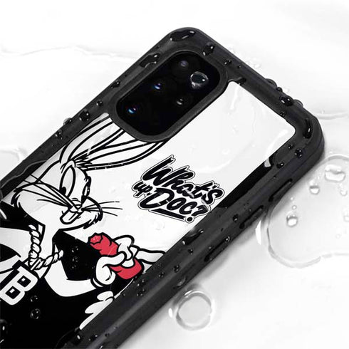 Looney Tunes Retro Bugs Bunny Galaxy S20 Plus Waterproof Case