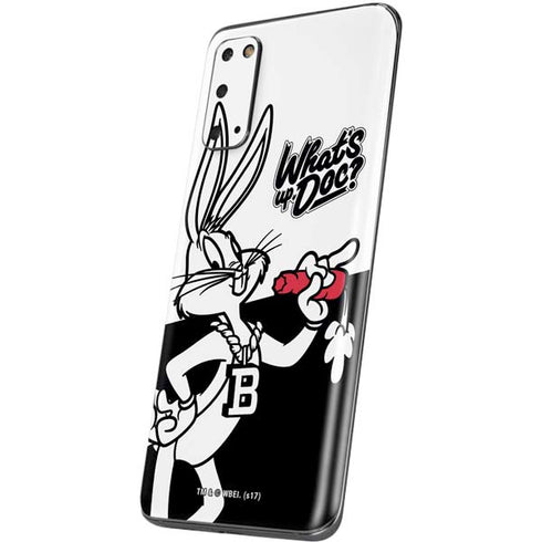 Looney Tunes Retro Bugs Bunny Galaxy S20 Skin