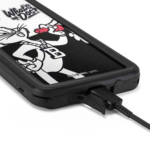Looney Tunes Retro Bugs Bunny Galaxy S20 Waterproof Case