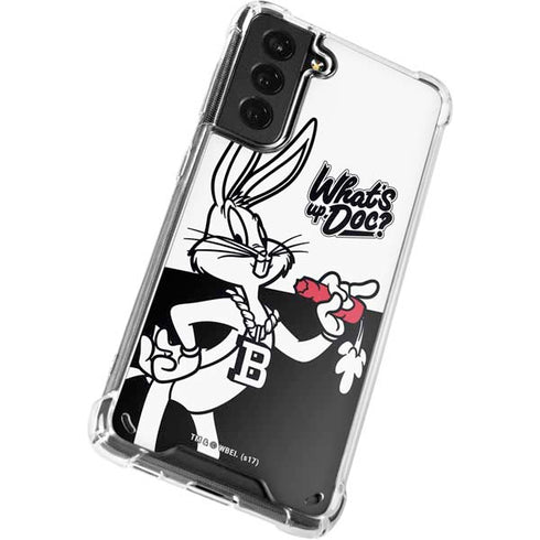 Looney Tunes Retro Bugs Bunny Galaxy S21 Plus 5G Clear Case