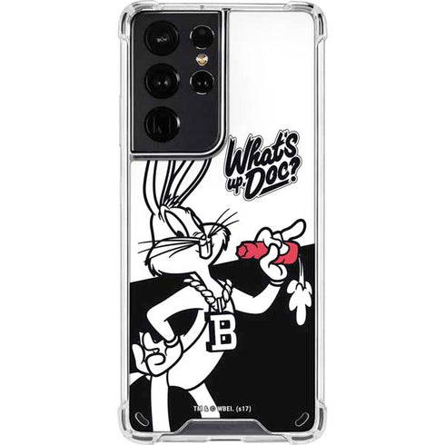 Looney Tunes Retro Bugs Bunny Galaxy S21 Ultra 5G Clear Case