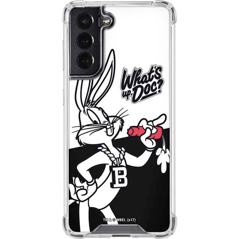 Looney Tunes Retro Bugs Bunny Galaxy S22 Clear Case