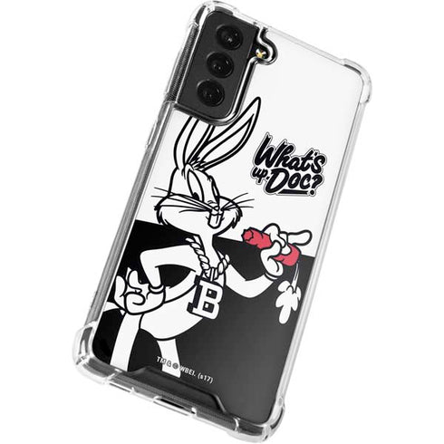 Looney Tunes Retro Bugs Bunny Galaxy S22 Clear Case