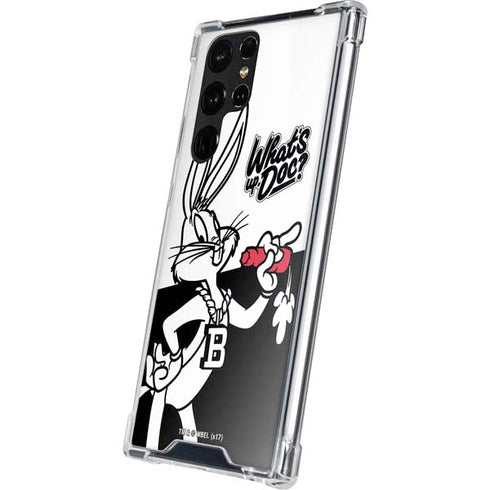 Looney Tunes Retro Bugs Bunny Galaxy S22 Ultra Clear Case