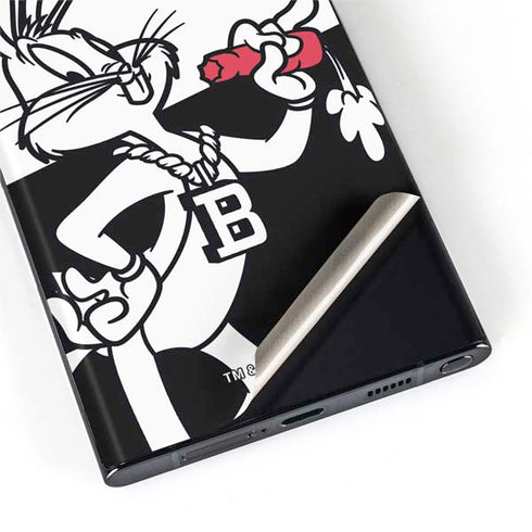 Looney Tunes Retro Bugs Bunny Galaxy S22 Ultra Skin