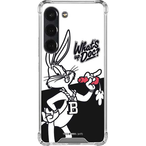 Looney Tunes Retro Bugs Bunny Galaxy S23 Clear Case