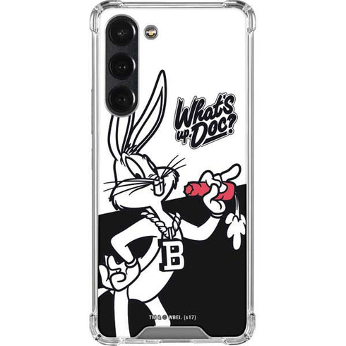 Looney Tunes Retro Bugs Bunny Galaxy S23 Plus Clear Case